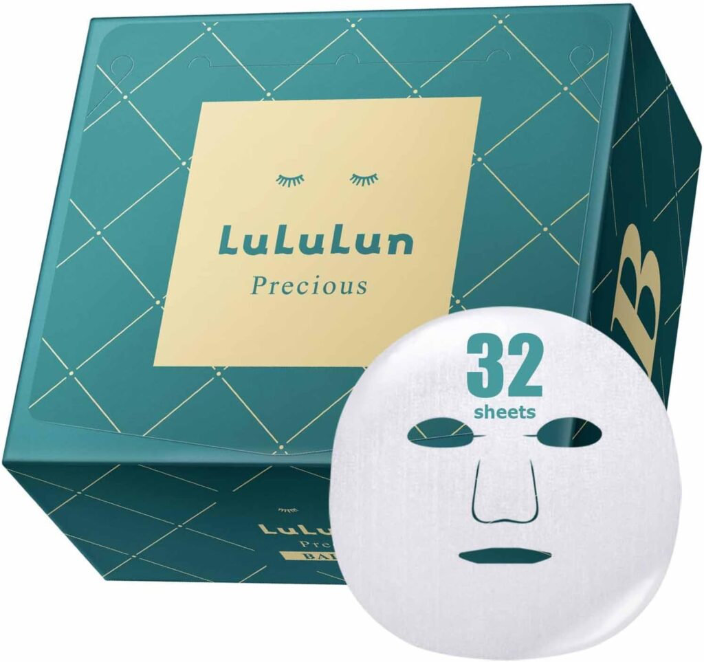 Lululun 32pc Facial Sheet Mask Skincare, Daily Anti-aging Hydrating  Moisturizing Facial Sheet Mask Pack Set - PRECIOUS GREEN