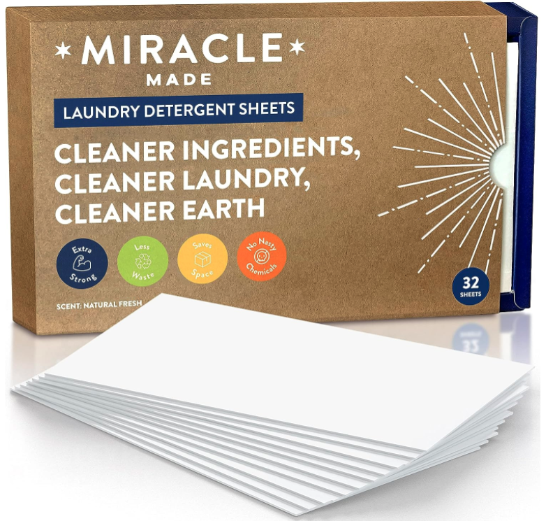 Miracle Made Liquidless Laundry Detergent Sheets