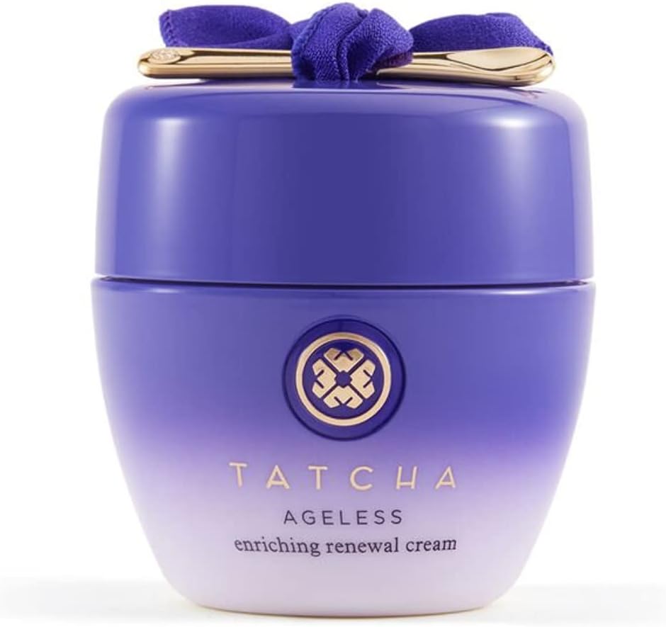 TATCHA Ageless Enriching Renewal Cream: Moisturizing Skin Cream for Firmer Skin to Reduce Appearance of Fine Lines and Wrinkles, 55 ml | 1.86 oz