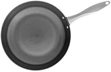 brandani 53156 natural high tech cast iron skillet with stainless steel handle black