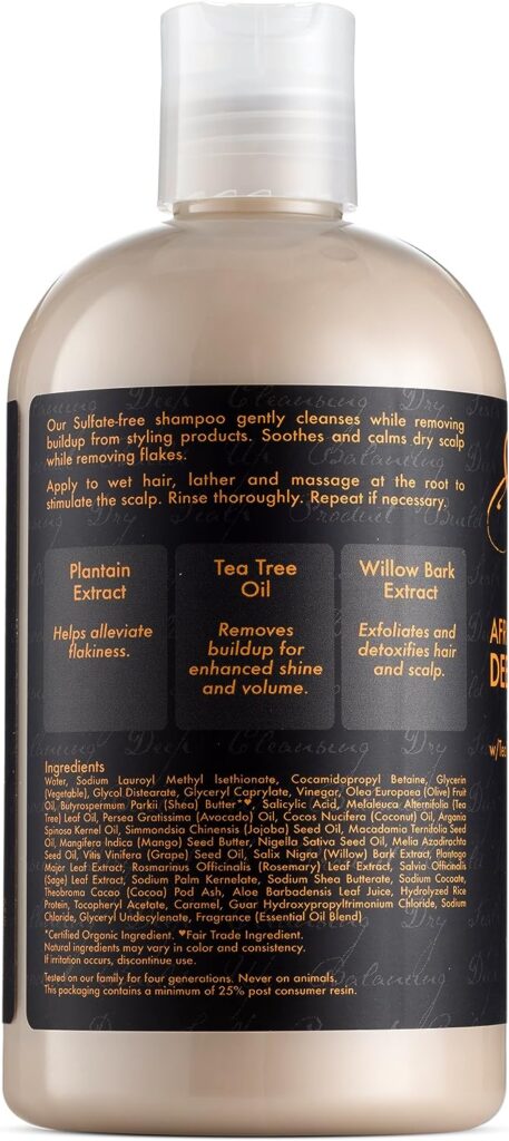 Shea Moisture African Black Soap Deep Cleansing Shampoo - 13 oz.