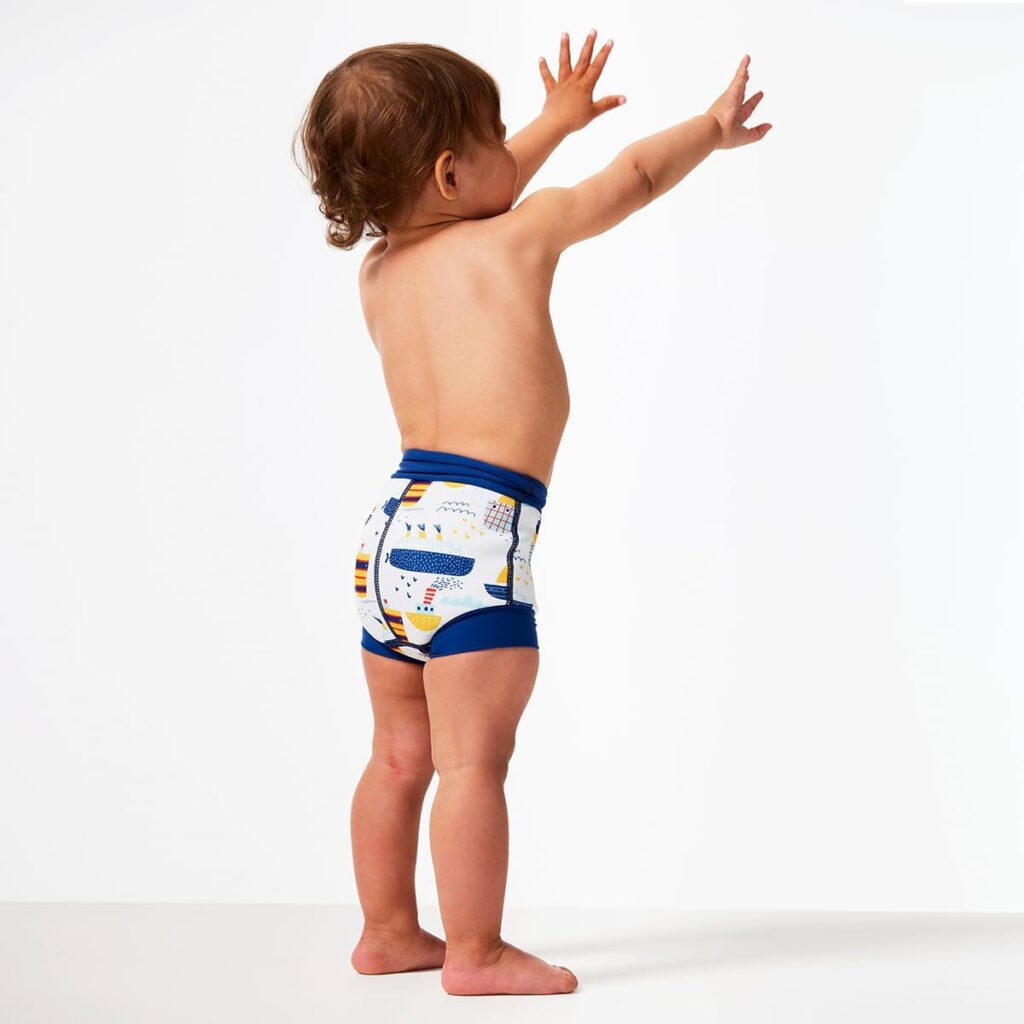 Splash About Happy Nappy Reusable Swim Diaper (2-3 Years, Tug Boats)