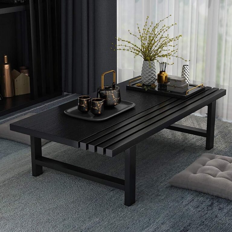 zwjlizi coffee table japanese style sitting table household e1 environmental protection sheet table top carbon steel ste